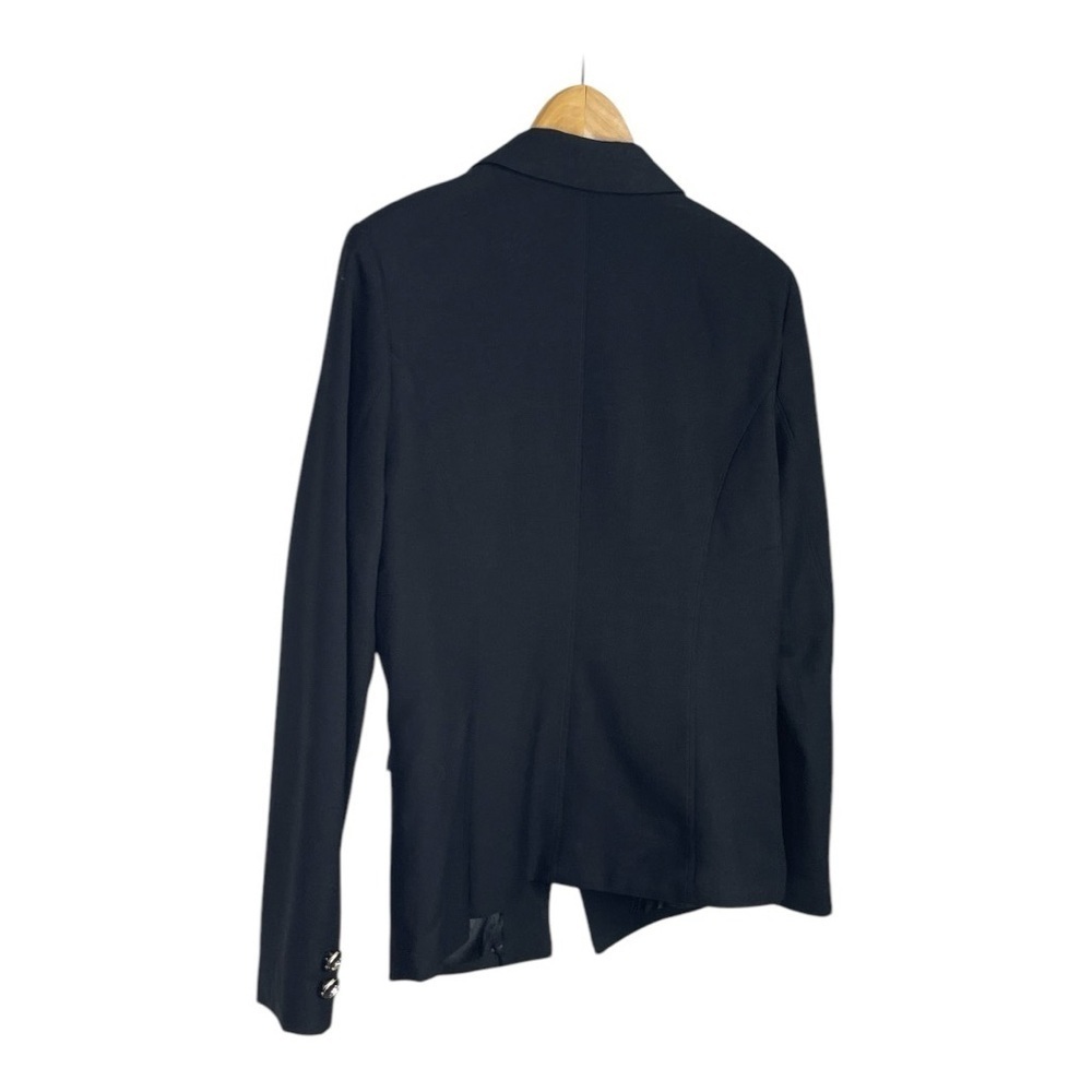 Black Fitted One Button Black Blazer Large - Picture 3 of 10